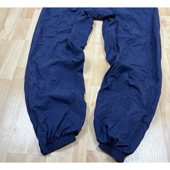 Vintage 90s Nike Sweatpants / Track pants / Navy Blue / Size Large - Picture 2 of 7